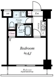 グリフィン横浜・セカンドステージ【10階】の間取り