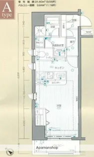 ベスト伊勢佐木長者町【11階】の間取り