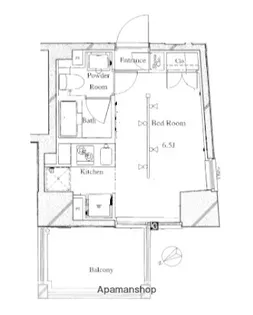 ARTESSIMO LINK DI SERA【9階】の間取り