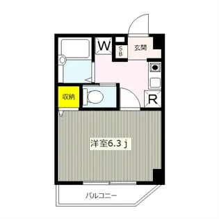 ディアコート綱島【1階】の間取り