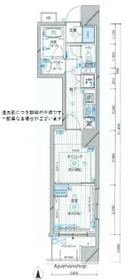 レグラス横浜ポートサイド【9階】の間取り
