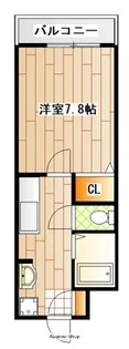 グランドルシェK【3階】の間取り