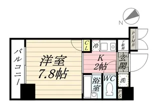 ヴェルステージ関内【9階】の間取り