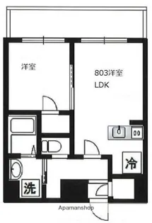 COMODO川崎【8階】の間取り
