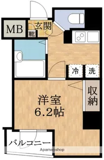ヴェルト川崎【4階】の間取り