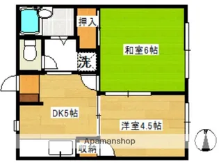 オークヒルズ【2階】の間取り