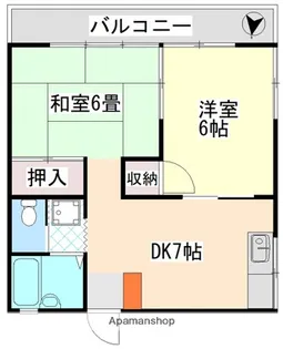 サン・レジデンス【2階】の間取り