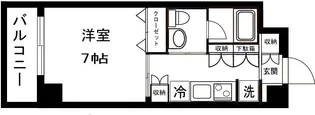 ガーデン萩中【1階】の間取り