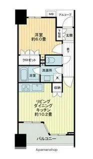IXIA横浜鶴見ステーションフロント【2階】の間取り