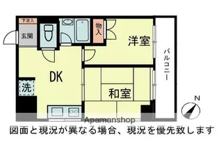 生麦栗山ハイツ【11階】の間取り