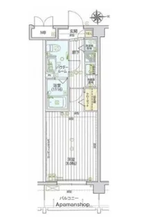 レグラス横浜吉野町サウス【5階】の間取り