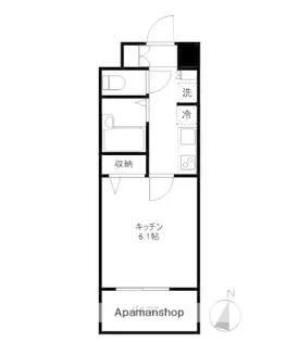 エステムプラザ横濱みなとみらいWEST【10階】の間取り