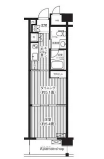 神奈川県横浜市港北区樽町1丁目【マンション】の間取り