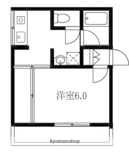 1Kの間取り画像