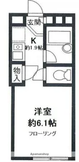 モンテローザ日吉【1階】の間取り