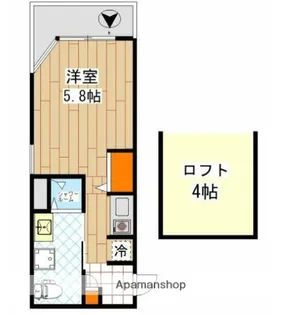 ベインテトレス天神台【3階】の間取り