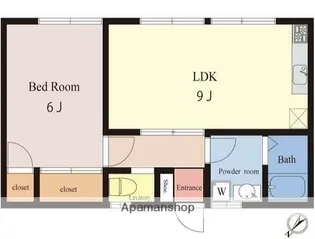 ます美ハイツ【2階】の間取り