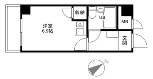神奈川県横浜市西区平沼1丁目【マンション】の間取り