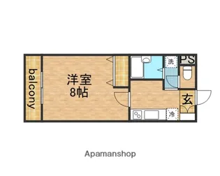 パルフラット【3階】の間取り