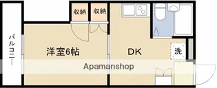 パークサイドパレス内海【3階】の間取り