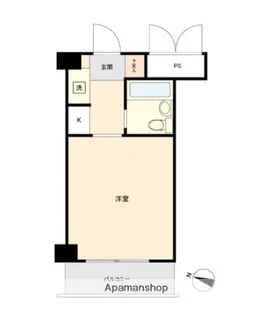 スカイコート川崎【3階】の間取り