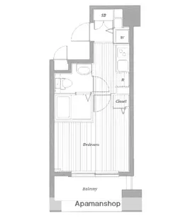 グランド・ガーラ横浜伊勢佐木町【10階】の間取り
