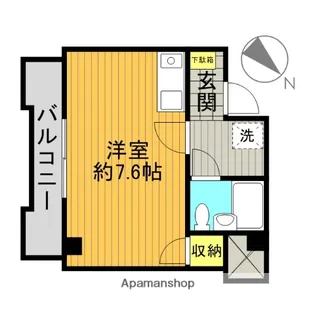 プルメリア中丸【2階】の間取り