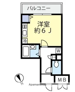グランヴァン横濱ビアンコーヴォ【3階】の間取り