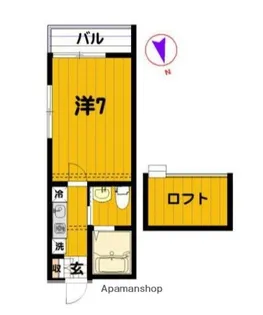 サンサーラ泉壱番館【3階】の間取り