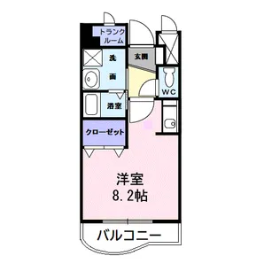 メゾン ド ブローテB【3階】の間取り