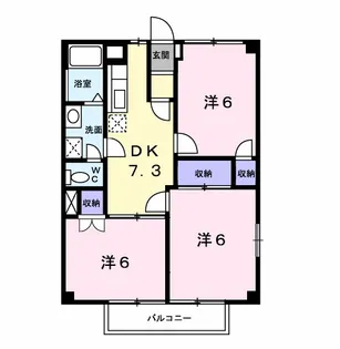 プレジデント【1階】の間取り