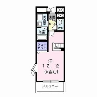 メゾン・プリムローズ【1階】の間取り