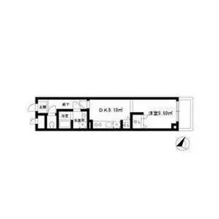 PRIMERO追分【4階】の間取り