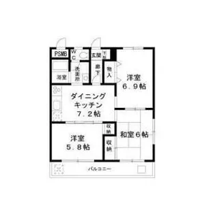 エントピアハウス【3階】の間取り