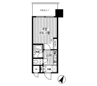 ヴィラコート横浜【4階】の間取り
