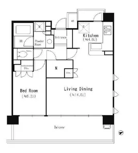 パークアクシス大船【5階】の間取り