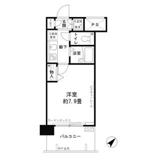 アルテーヌ新横浜【10階】の間取り