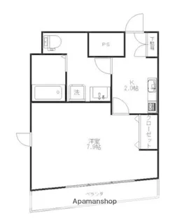 ラベール横濱【4階】の間取り