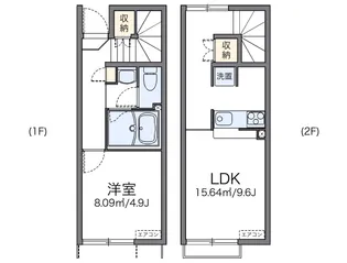 レオネクストユニベール【1階】の間取り