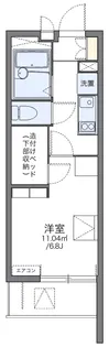 レオパレスKAZUⅢ【1階】の間取り