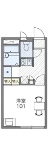 レオパレスソレイエ【1階】の間取り