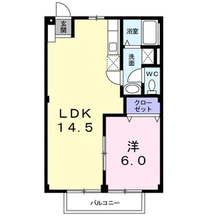 サテライト渋谷【2階】の間取り