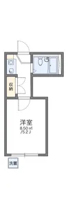 レオパレスASANO【1階】の間取り