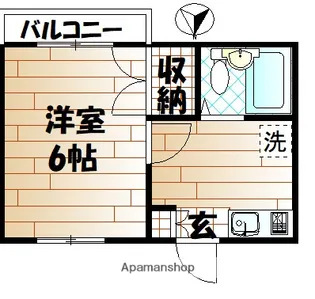 エルムハイツ【2階】の間取り