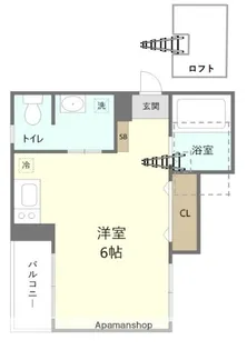 神奈川県横浜市西区老松町【アパート】の間取り