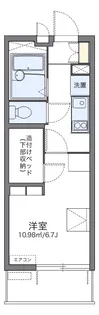レオパレスAZUMA【2階】の間取り
