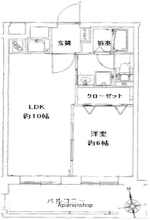 ファーストクラス横濱第2【6階】の間取り