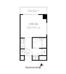 ネオマイム鶴見リバーサイド【8階】の間取り