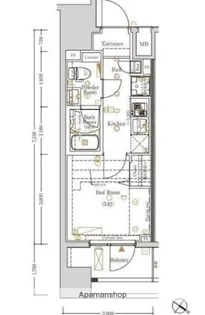 LOG川崎駅前【2階】の間取り