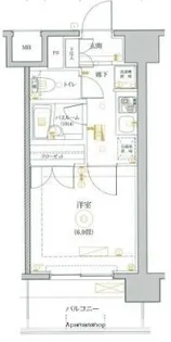 1Kの間取り画像